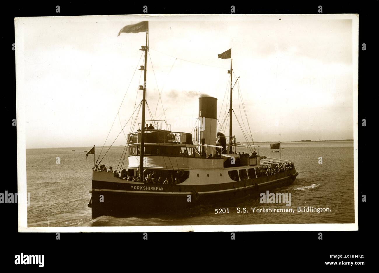 Steamship, SS Yorkshireman, Bridlington Stock Photo