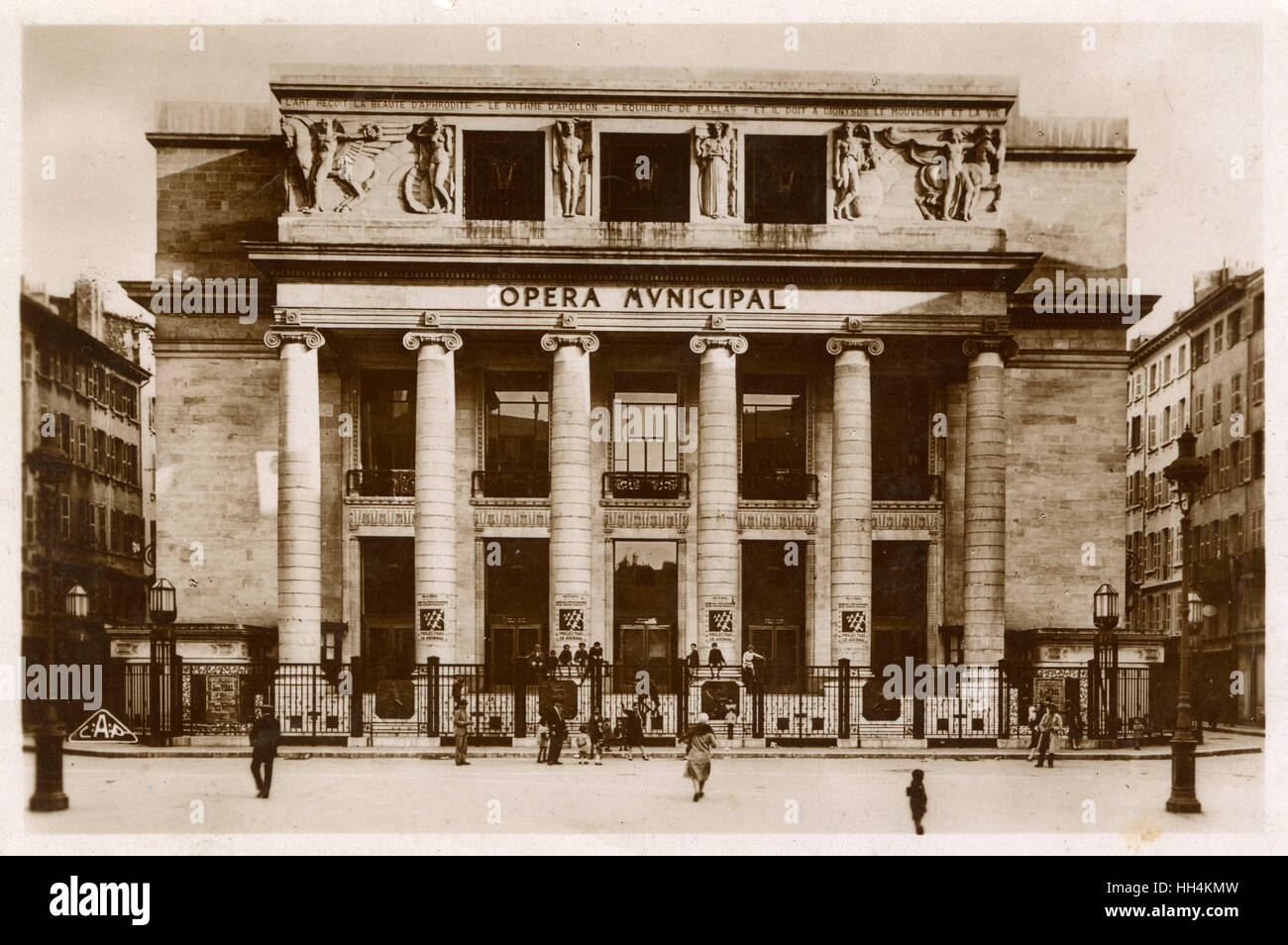 Marseille - The Municipal opera Theatre building Stock Photo
