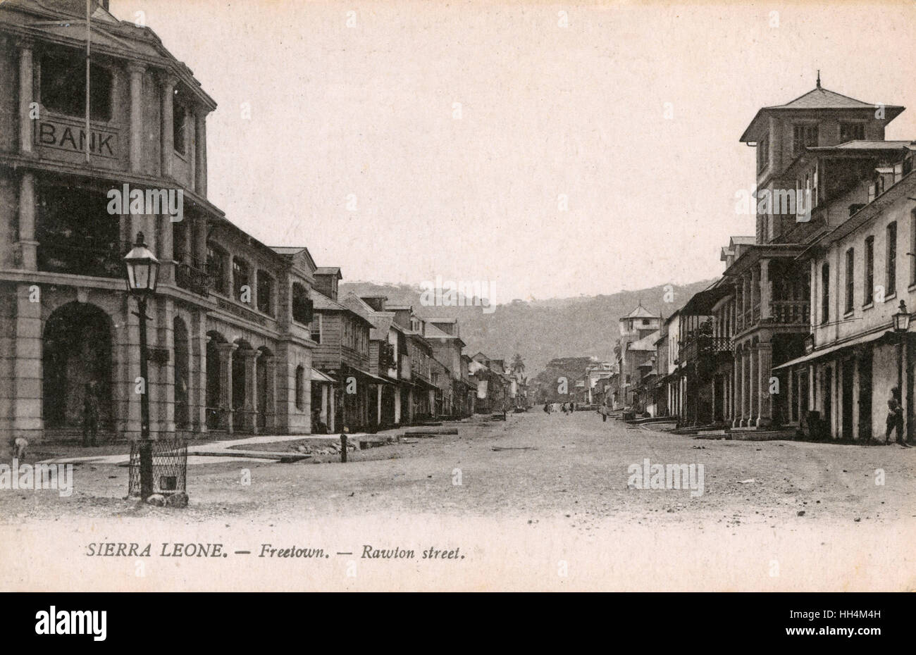 Rawdon Street, Freetown, Sierra Leone, West Africa Stock Photo Alamy