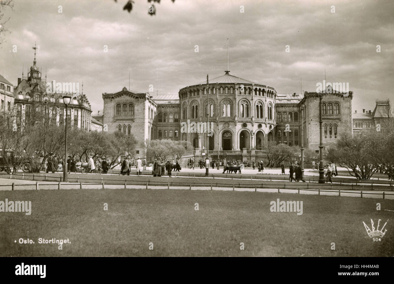 The Parliament of Norway Building (Stortingsbygningen Stock Photo - Alamy