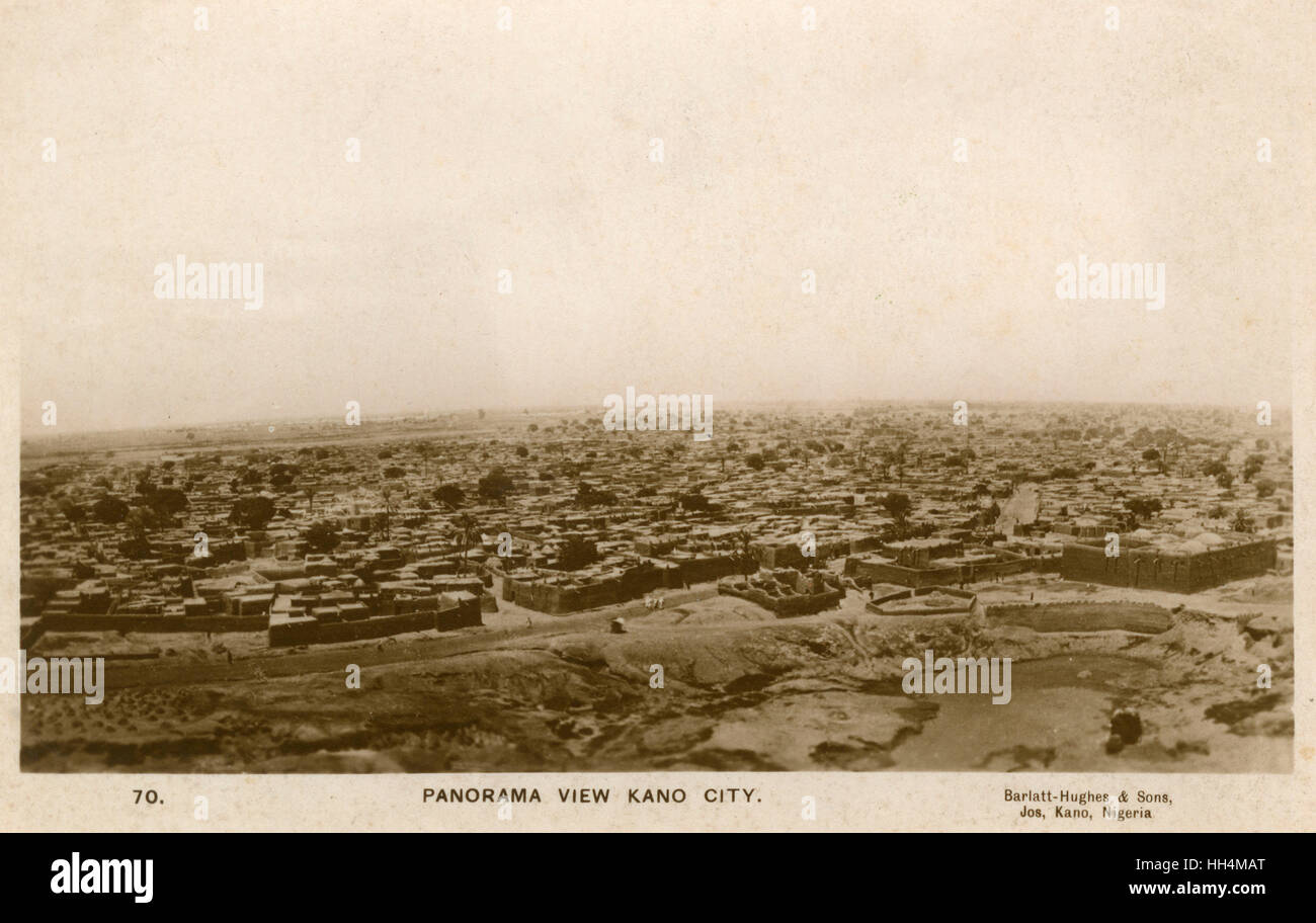 General view of Kano City, Nigeria, West Africa Stock Photo Alamy