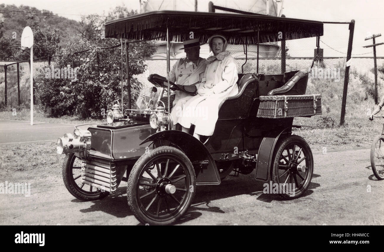 American Auto Club meeting with vintage cars, USA Stock Photo - Alamy