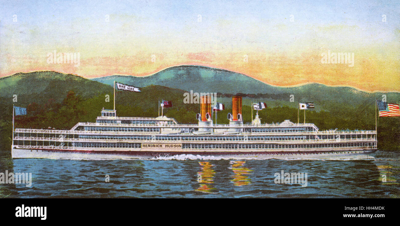 Hudson River Day Line steamer, Hendrick Hudson, USA Stock Photo Alamy