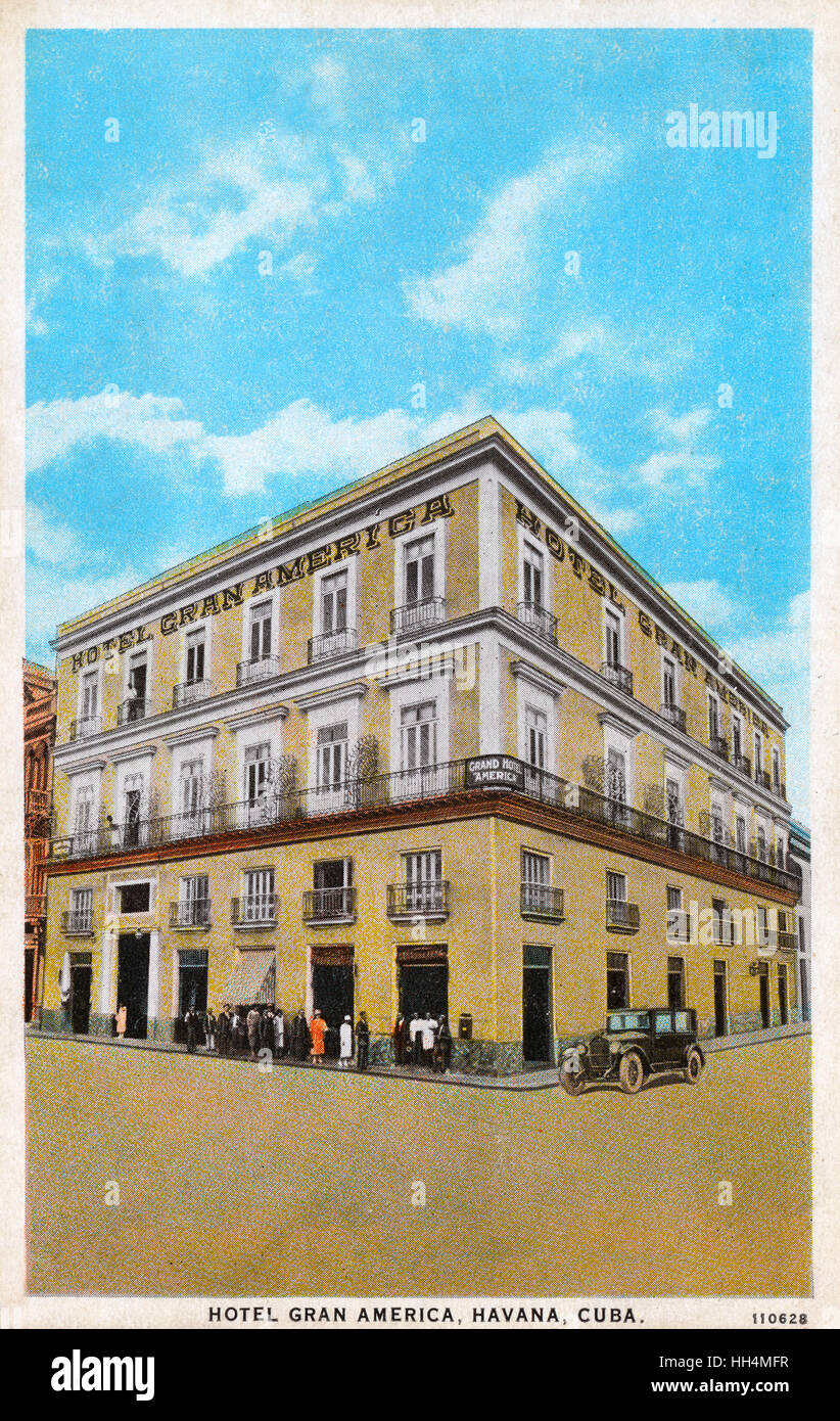 Hotel Gran America Industria Street Havana Cuba Stock Photo Alamy