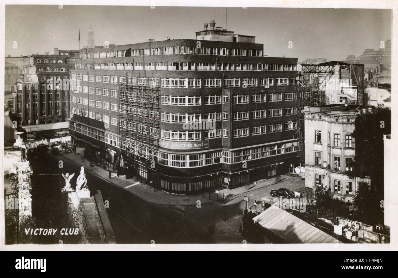 WW2 - Post-war Germany - The NAAFI Club in Hamburg Stock Photo