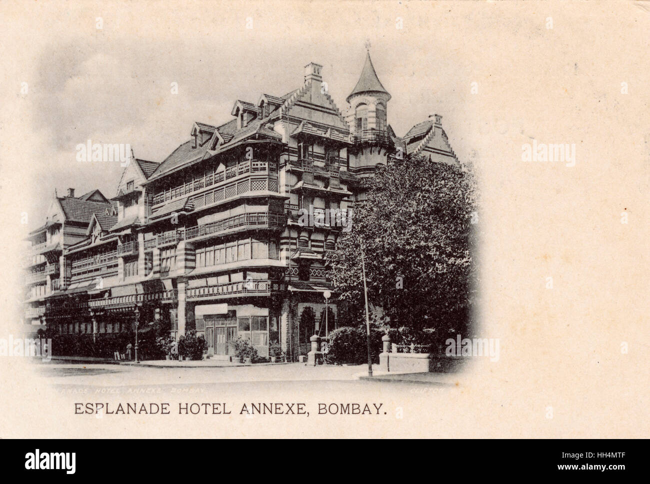 Esplanade Hotel Annexe, Bombay, India Stock Photo