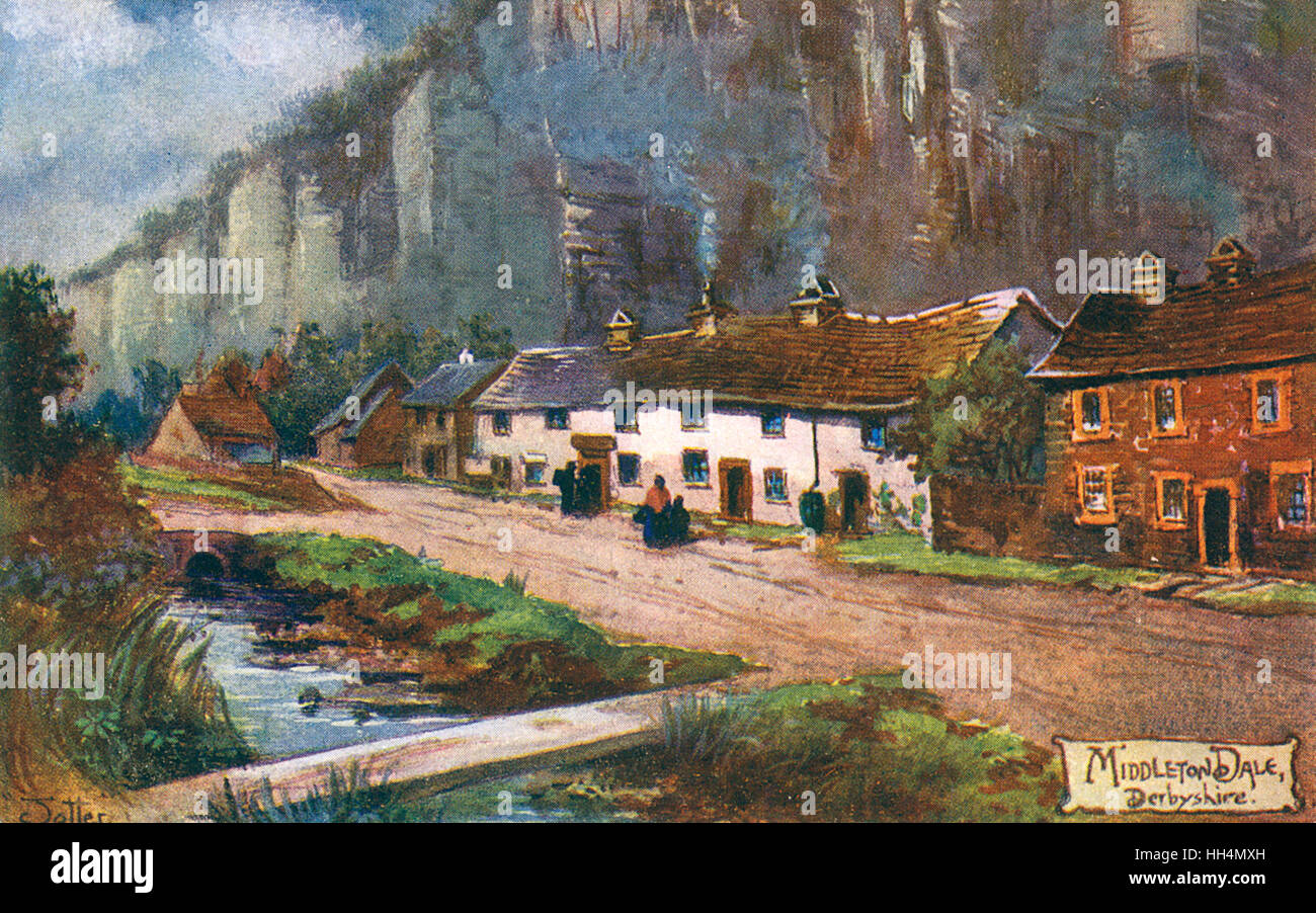 Stoney Middleton a village in the Derbyshire Dales district of