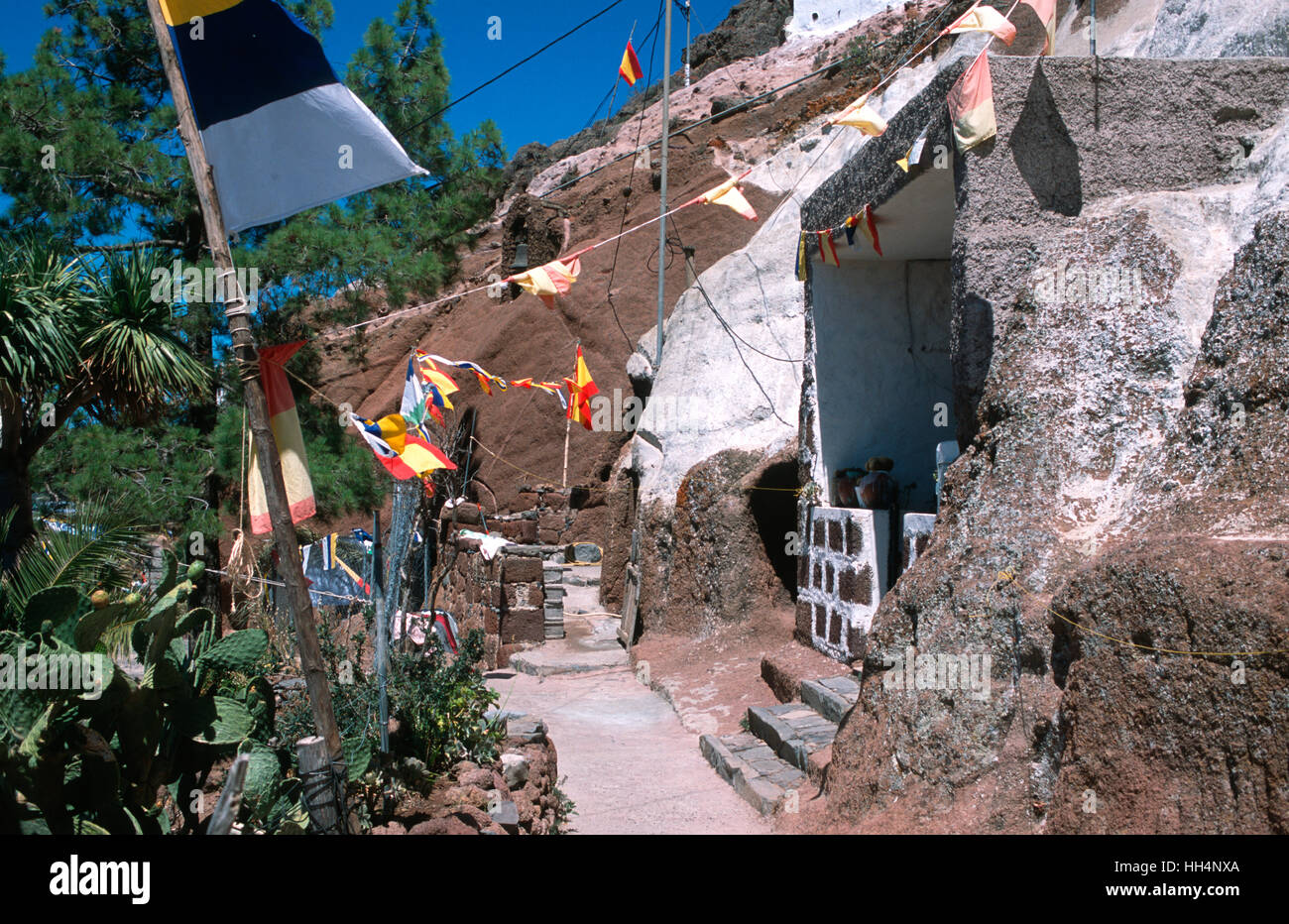 A cave house in Artenara, Gran Canaria, Canary Islands, Spain Stock Photo Alamy
