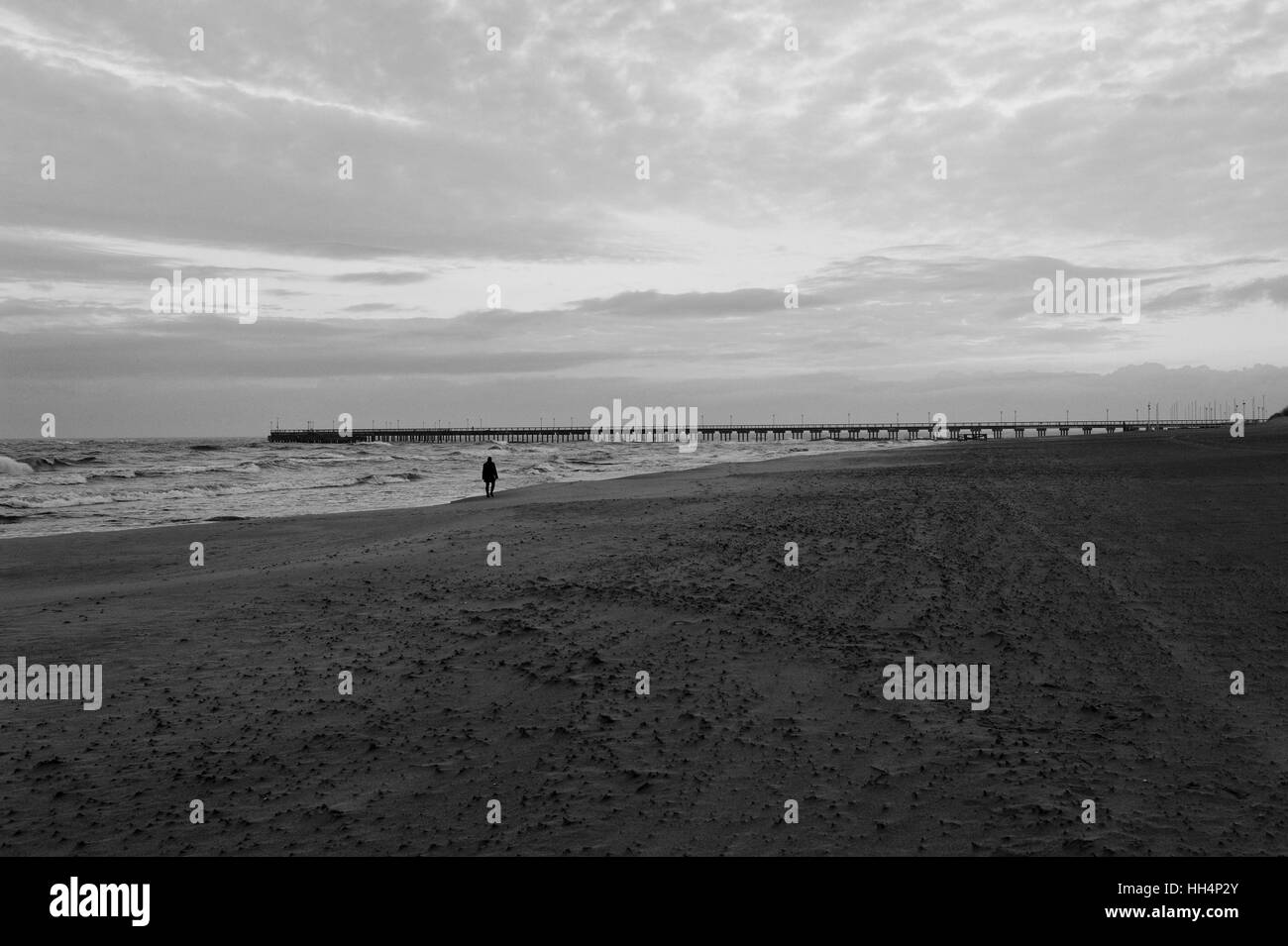 Baltic coast,Palanga,Sventoji.Ostsee,Litauen. Stock Photo