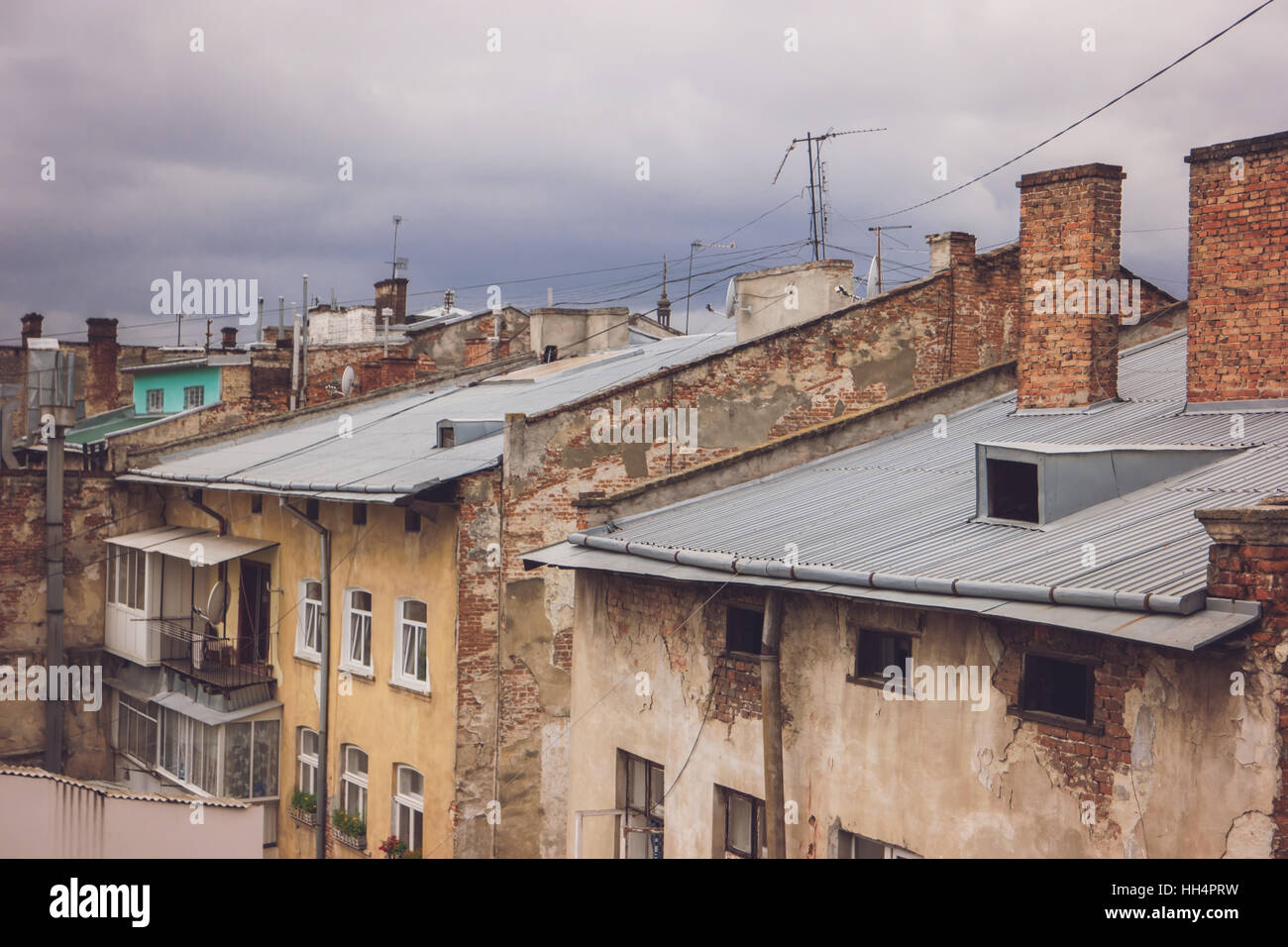 Old brick buildings Stock Photo Alamy