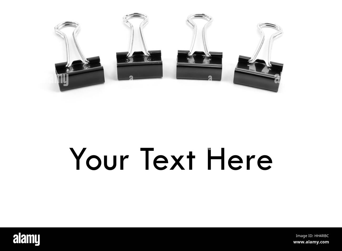 Binder clip, Paper clip isolated on white background Stock Photo Alamy