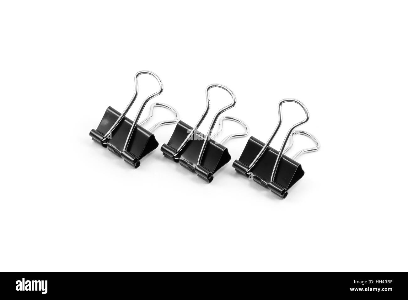 Binder clip, Paper clip isolated on white background Stock Photo Alamy