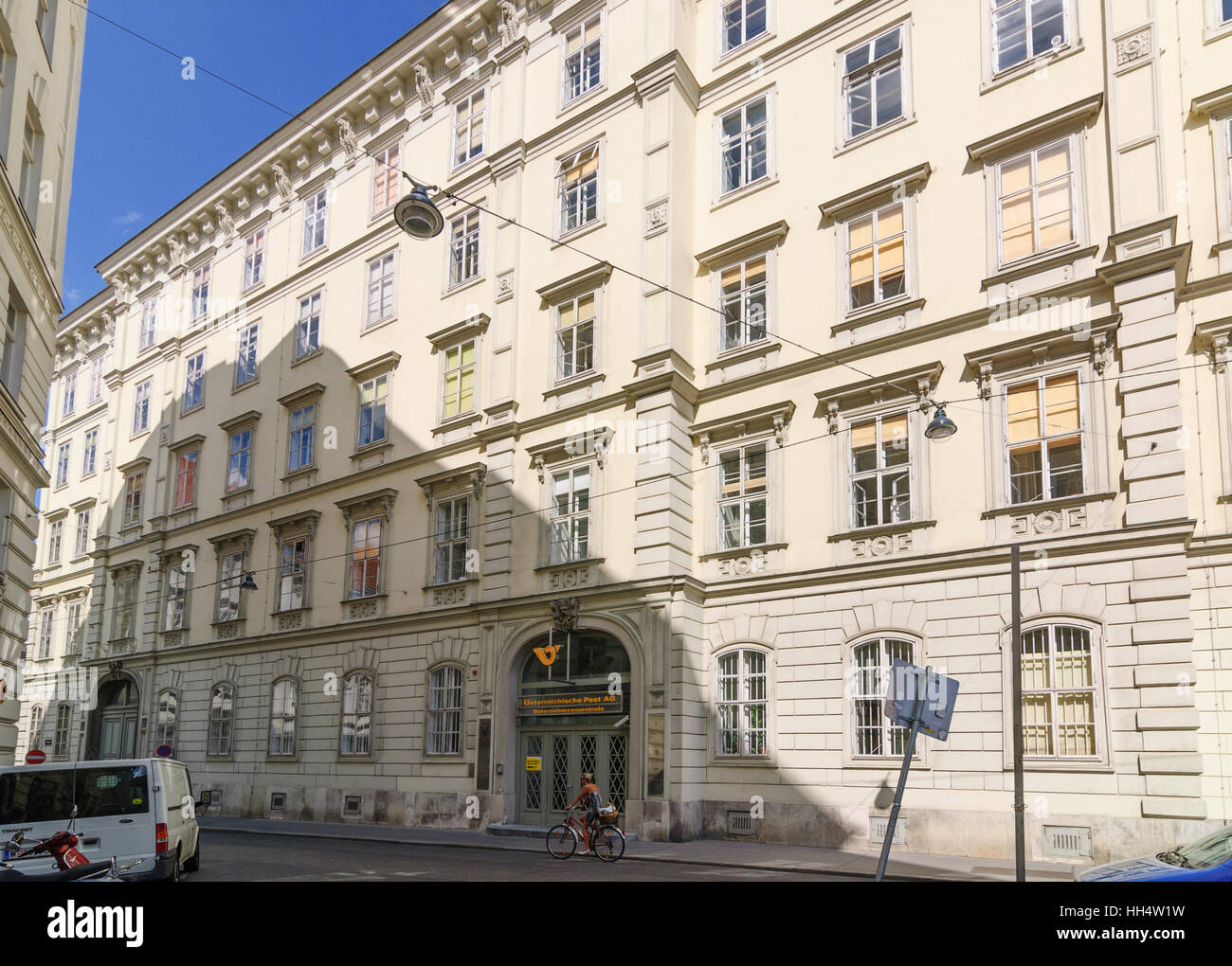 Wien, Vienna: headquarters of Österreichischen Post AG in Postgasse, 01. Old Town, Wien, Austria Stock Photo