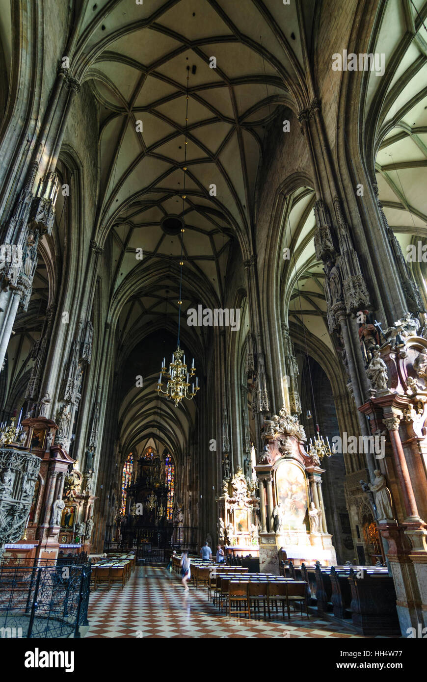 Wien, Vienna: Stephansdom (St. Stephen's Cathedral), 01. Old Town, Wien, Austria Stock Photo