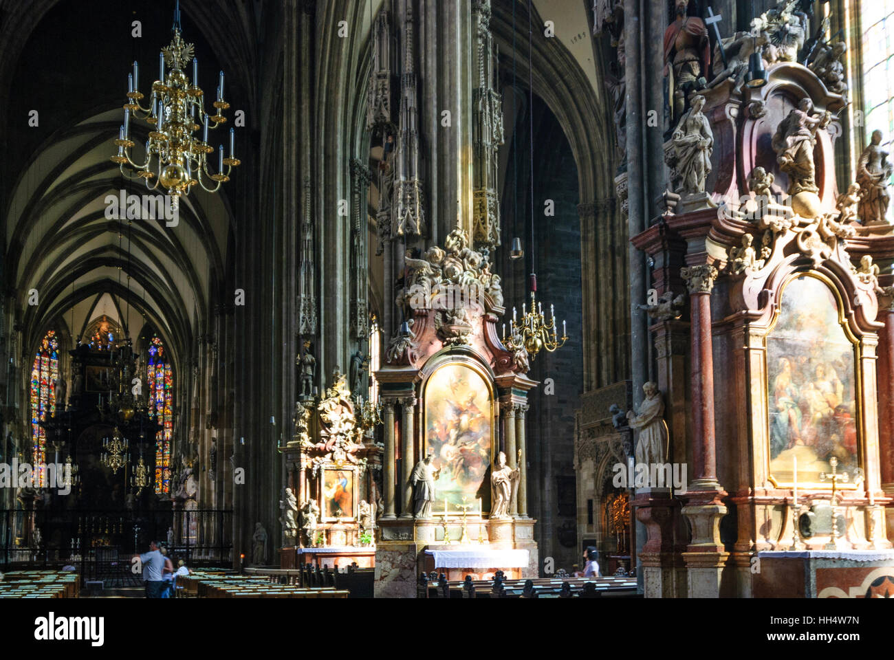 Wien, Vienna: Stephansdom (St. Stephen's Cathedral), 01. Old Town, Wien, Austria Stock Photo