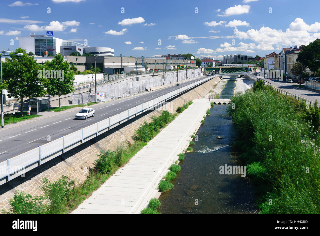 Vienna river bridge of the underground line in hutteldorf hi-res stock ...