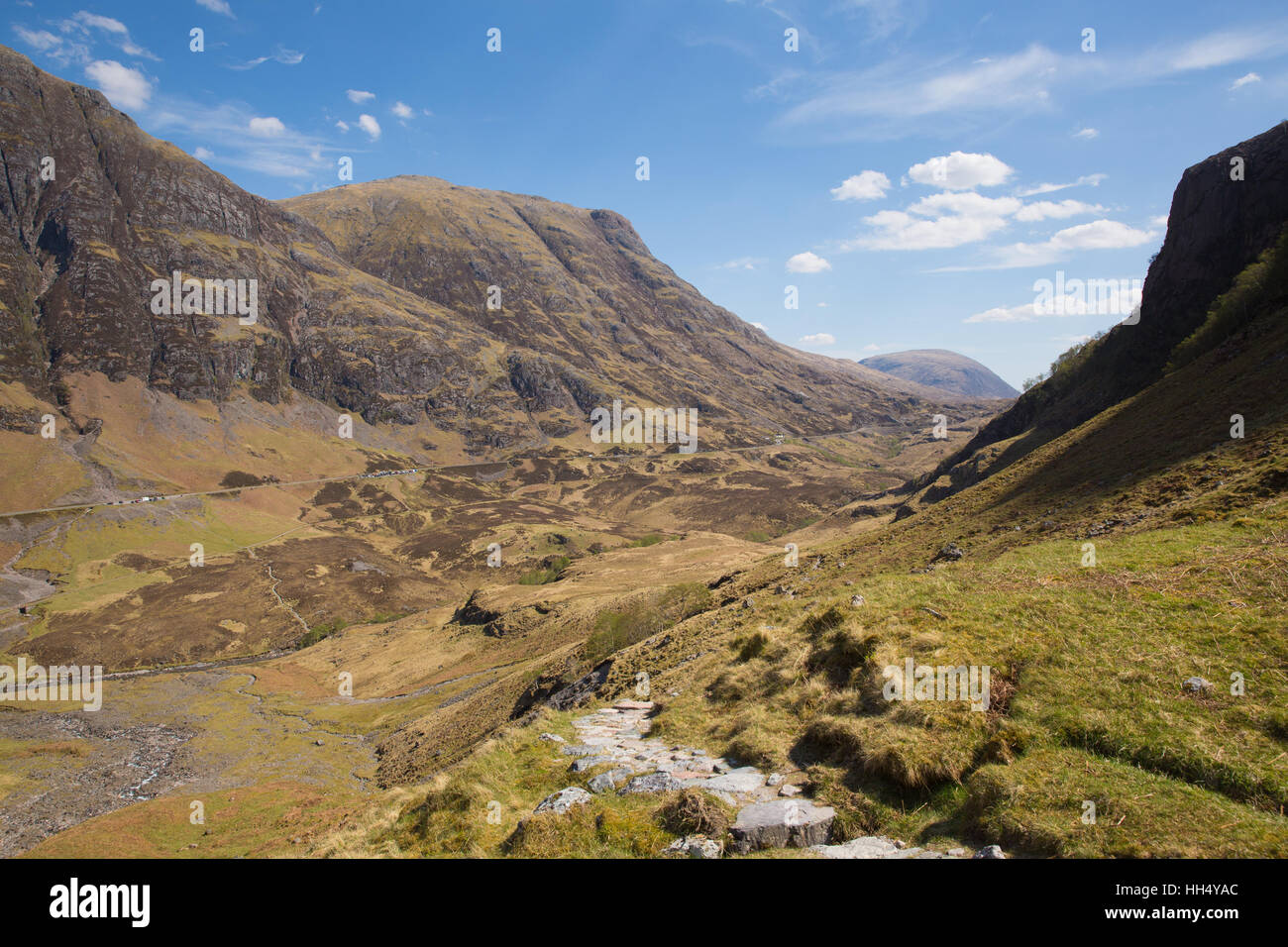 Glencoe Scotland UK famous tourist destination Scottish glen and