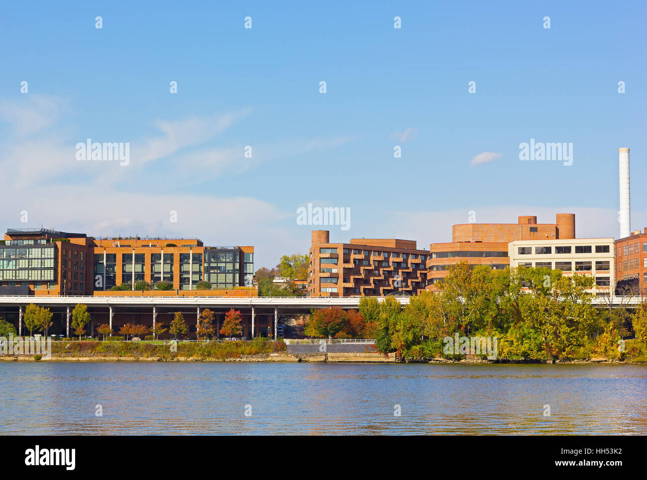 waterfront and park Washington DC, USA Stock Photo Alamy