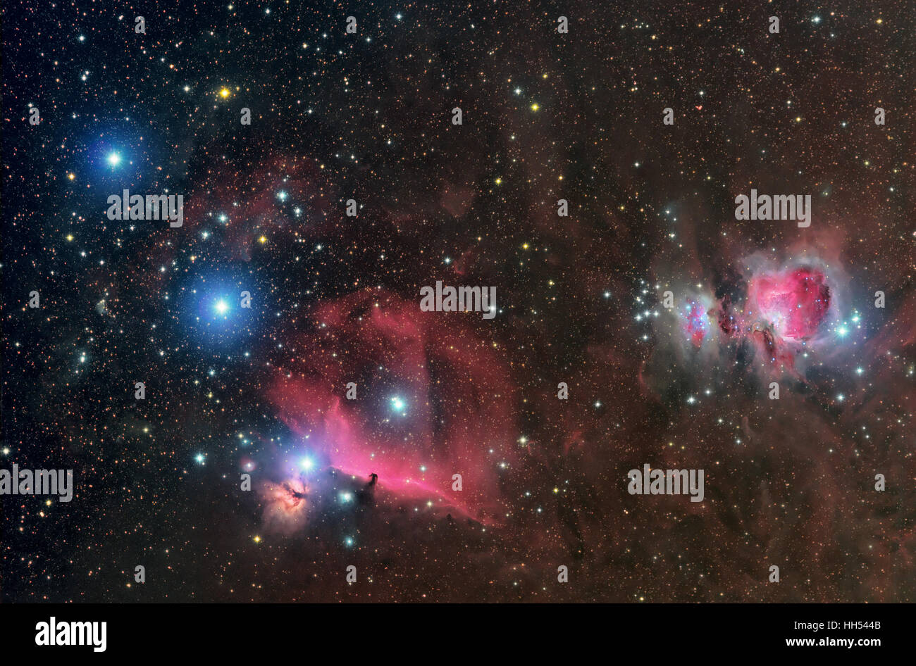 Orion giant molecular cloud Stock Photo