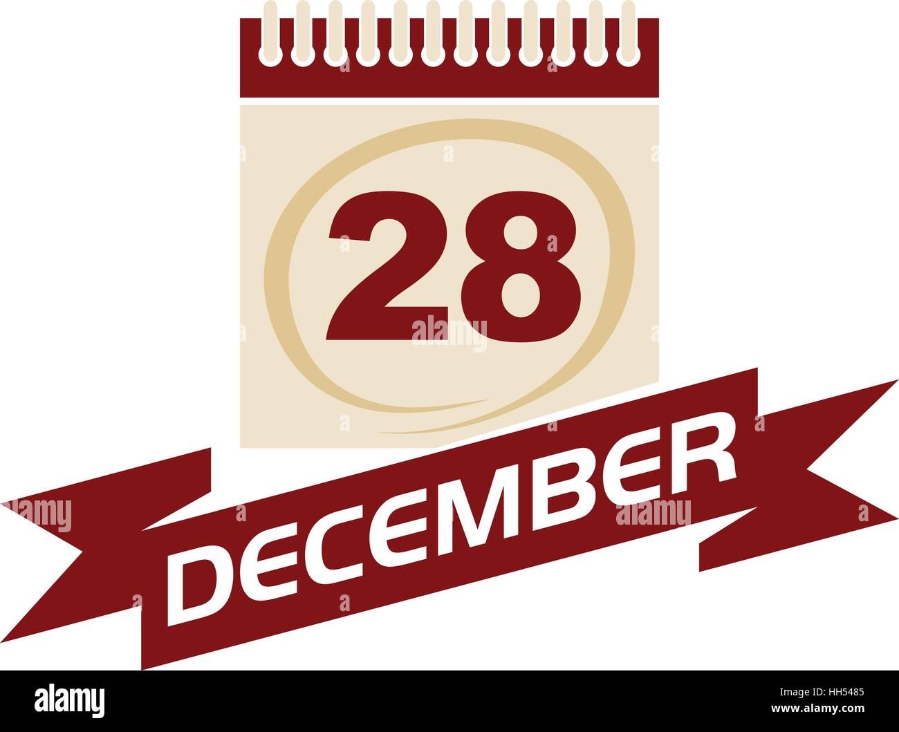 28 december calendar Stock Vector Images Alamy