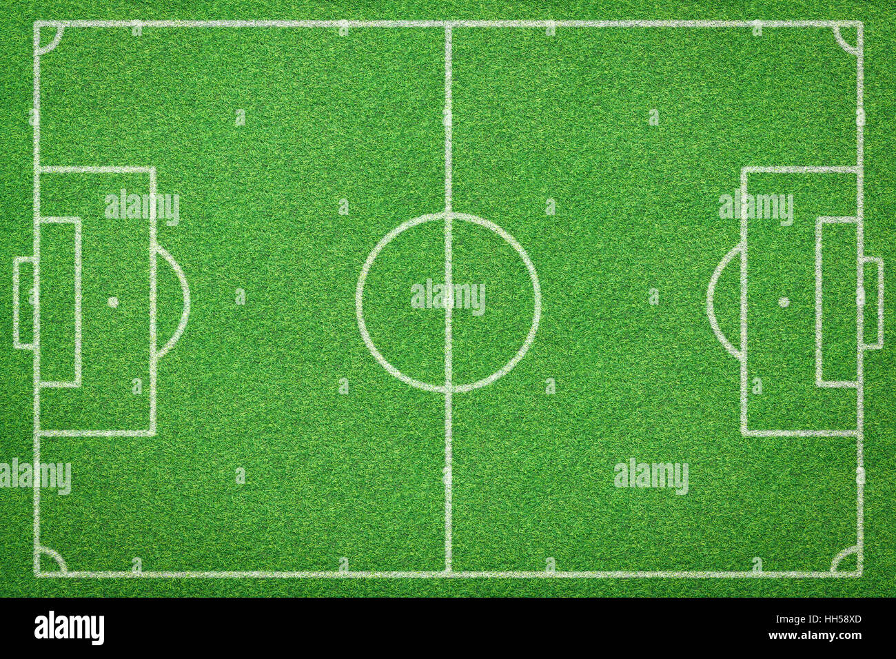 Top View Soccer Field Football High Resolution Stock Photography and