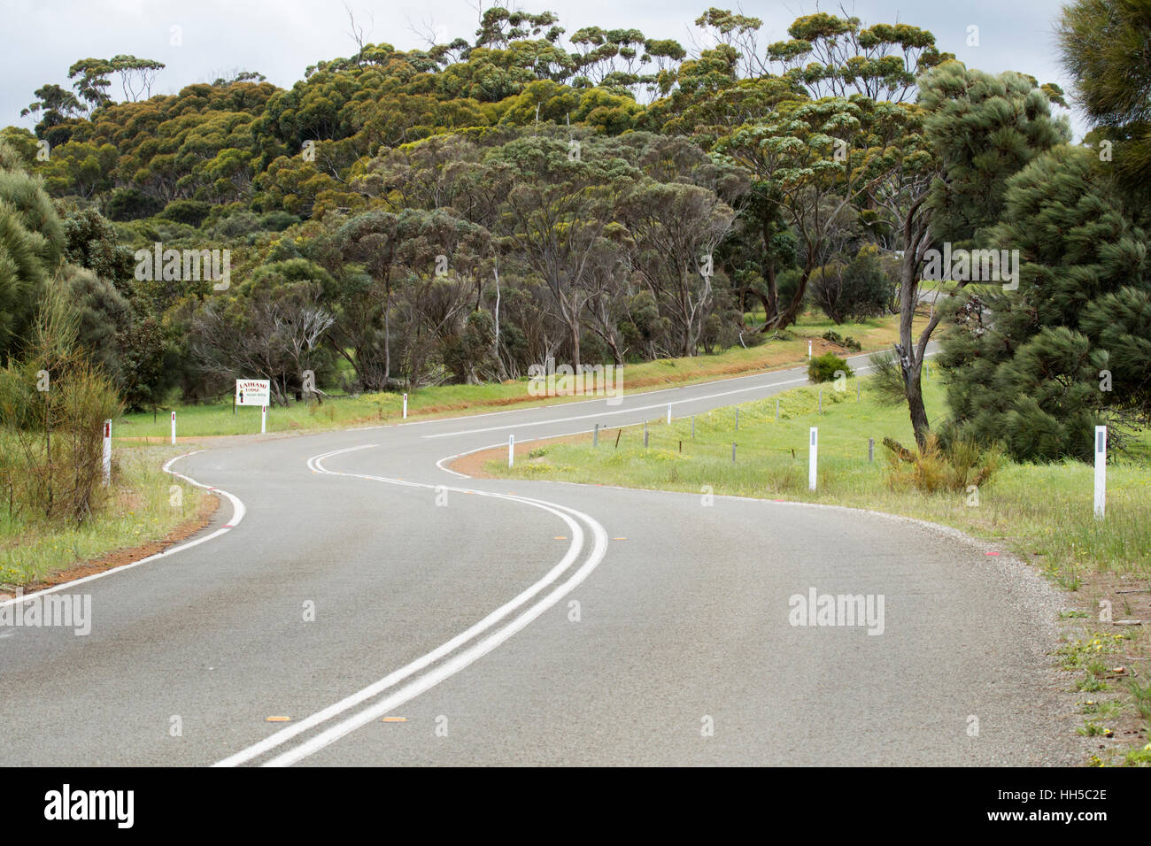 Road Kangaroo Island South Australia, Australia LA009304 Stock Photo