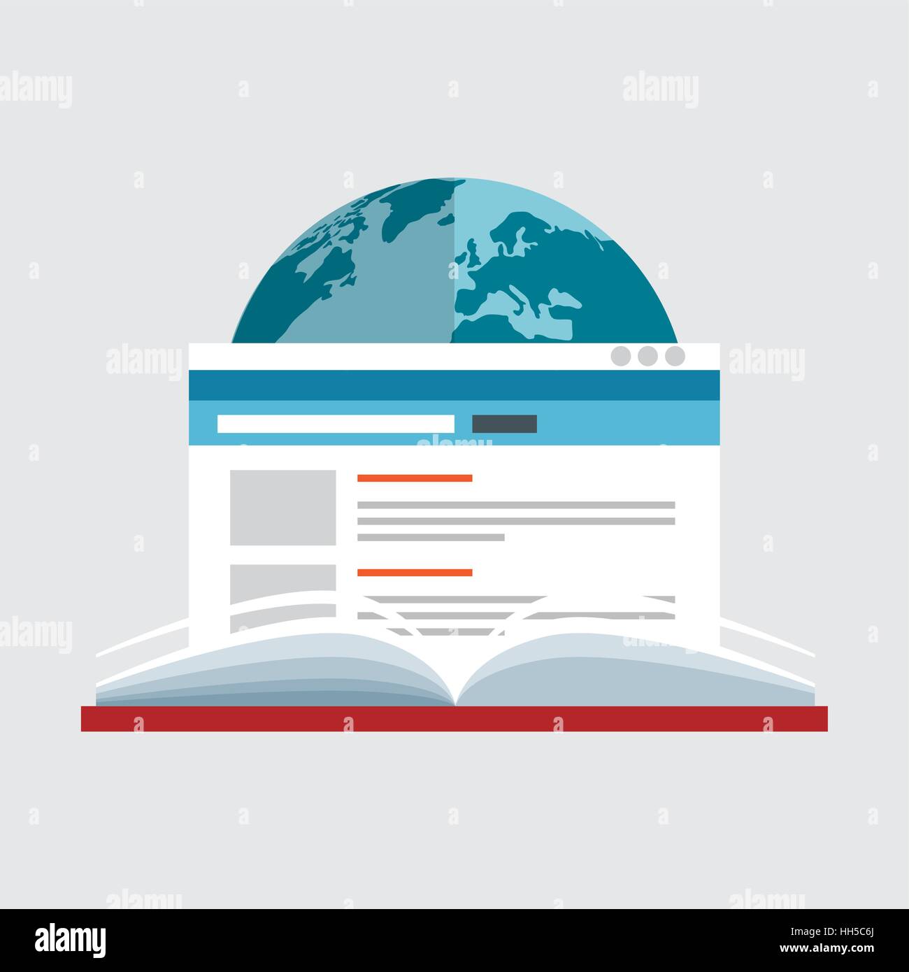 online education concept icon vector illustration design Stock Vector ...