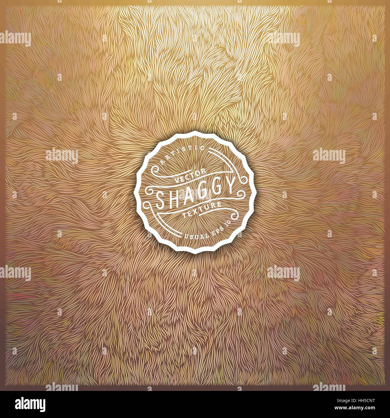 Art background with texture of chaotic wavy smears. Stock Vector