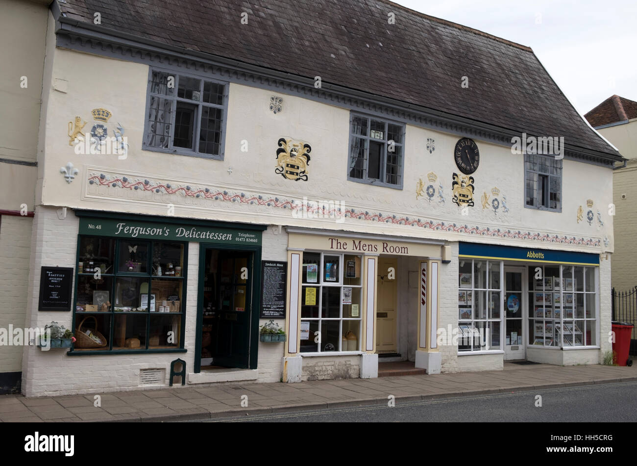 The Men's room shop, Hadleigh, Suffolk, England Stock Photo Alamy