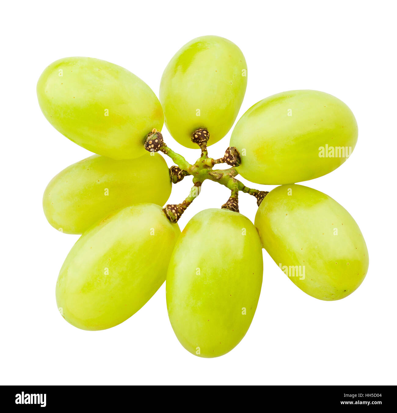 white grapes isolated Stock Photo Alamy