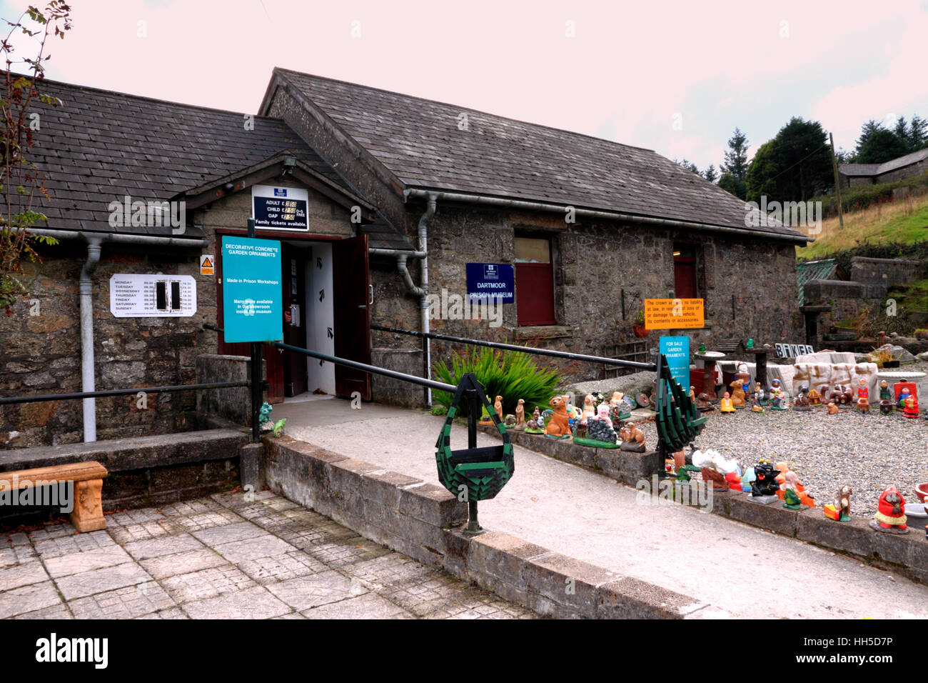 Dartmoor Prison Museum, Princetown, Devon. Stock Photo