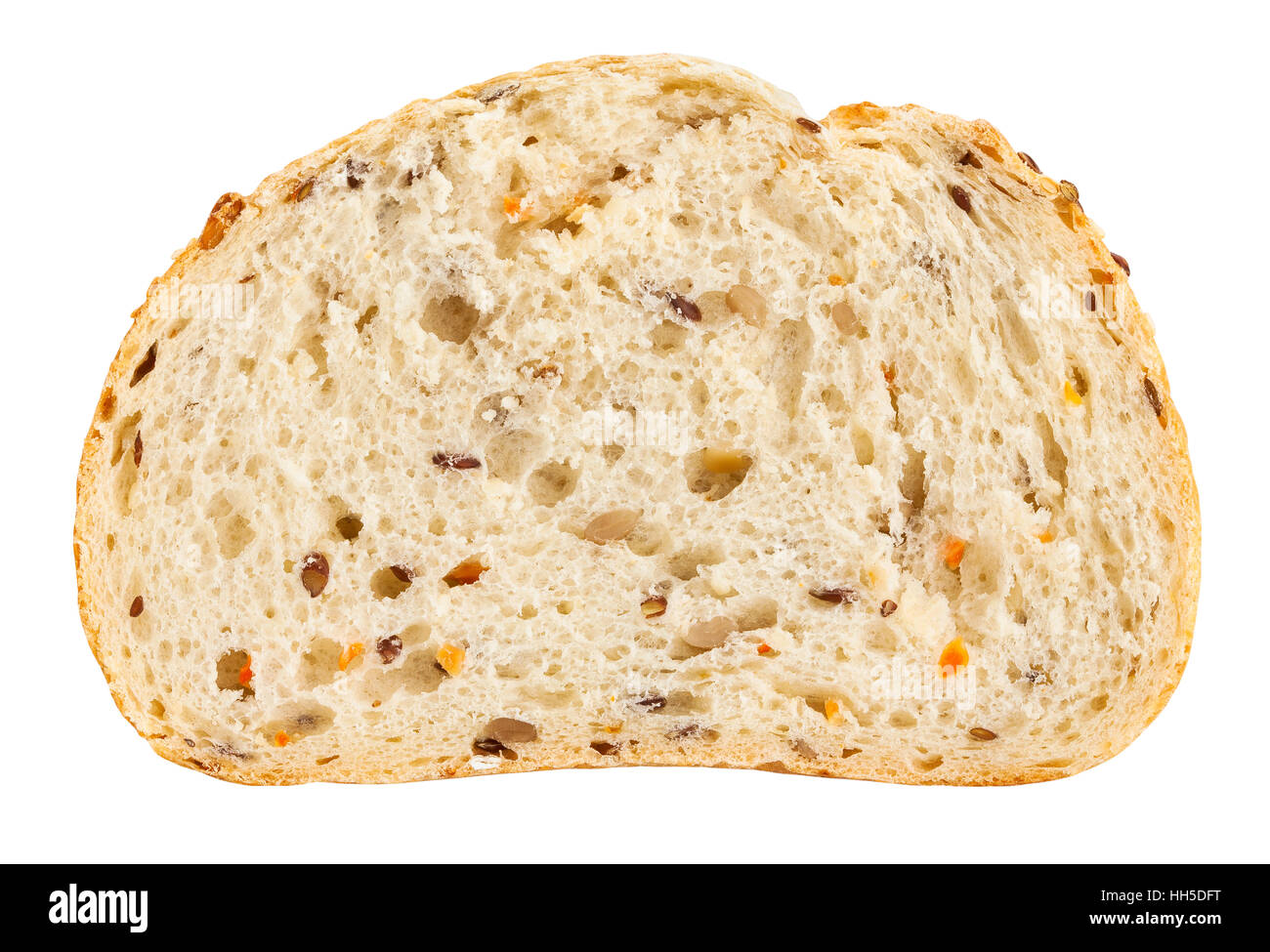 bread slice isolated Stock Photo