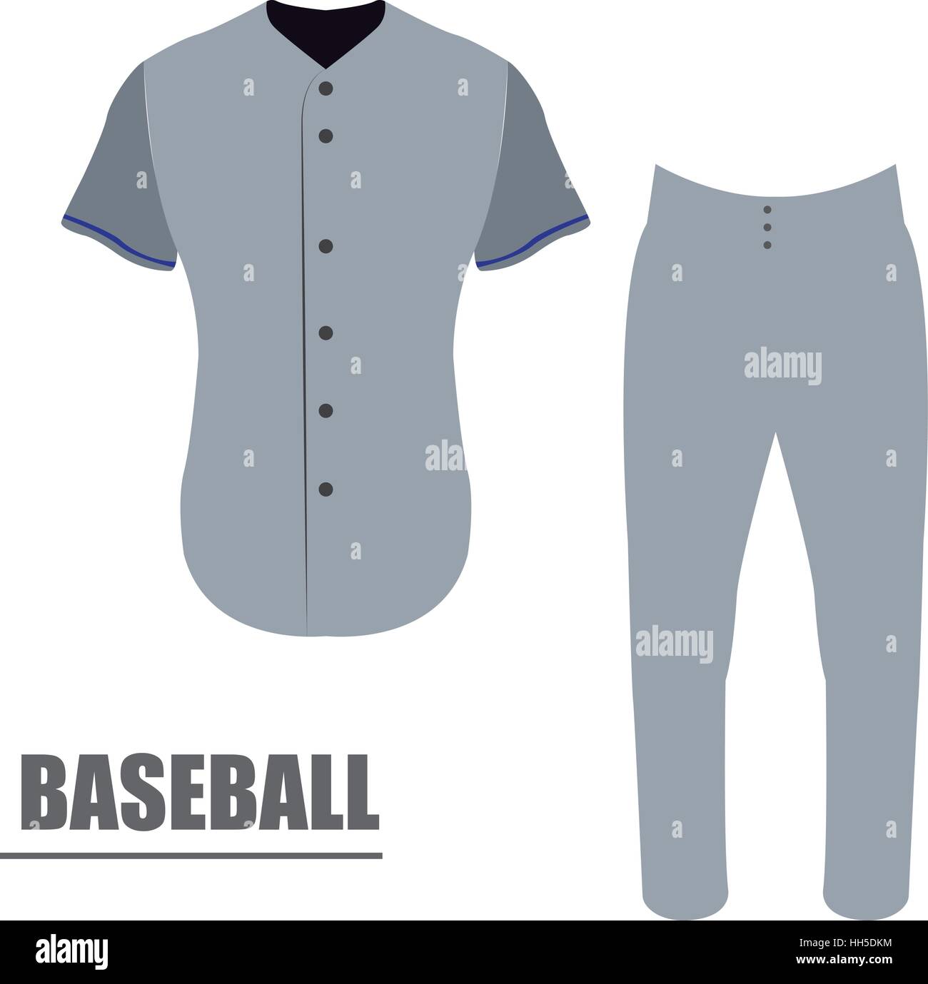 Isolated baseball uniform Stock Vector Image & Art Alamy
