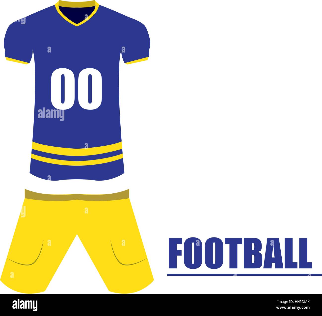 Isolated football uniform Stock Vector Image & Art Alamy