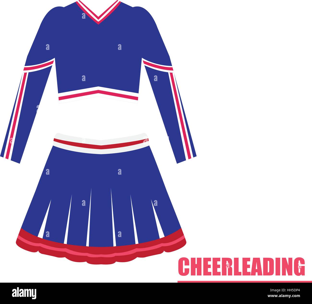 cheerleader uniform mockup