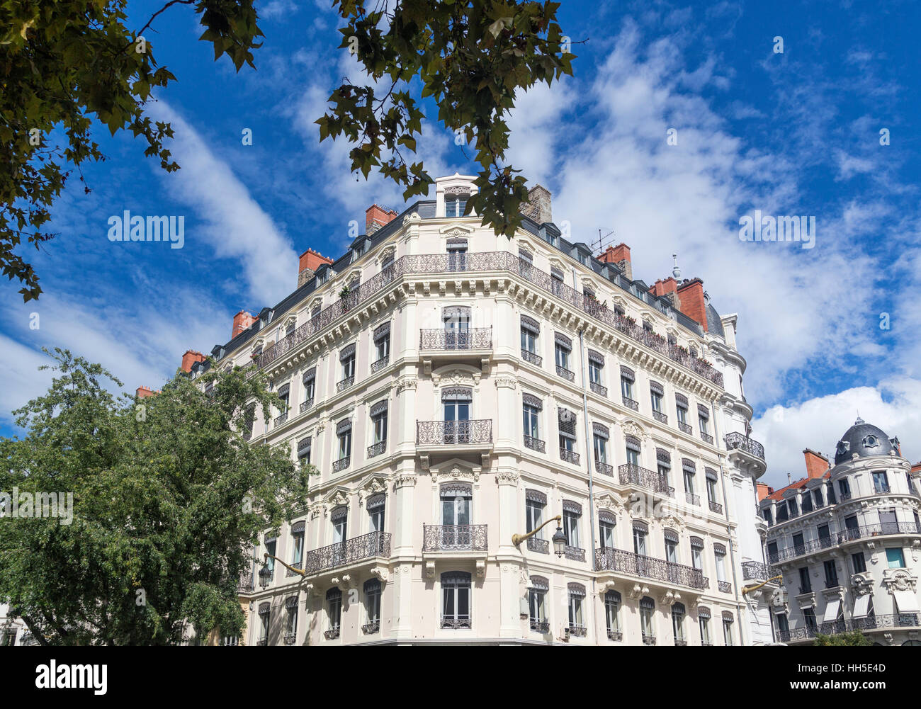 Apartment building in Paris, France Stock Photo