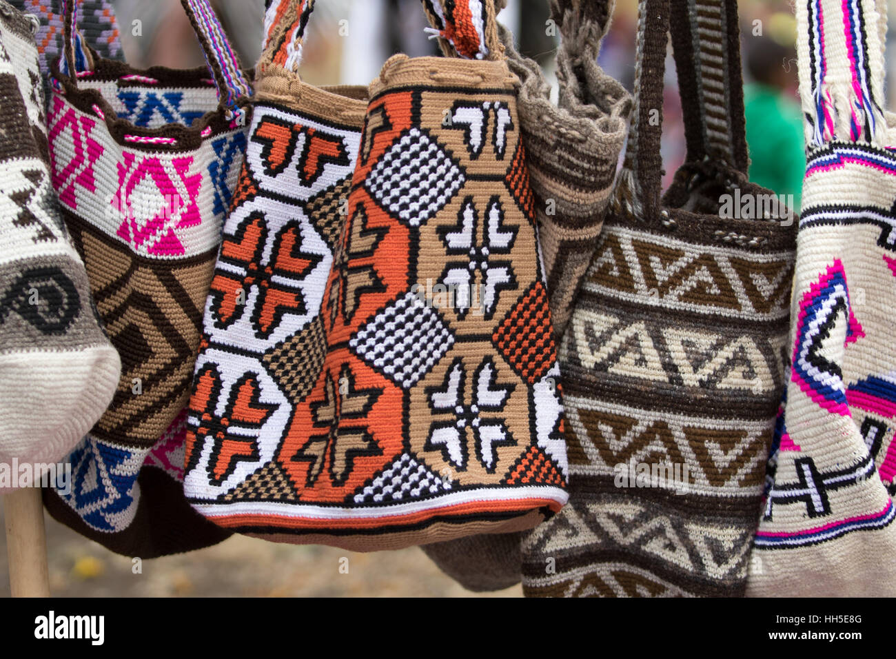 Wayuu Bags Colombian Crossbody Handbag Mochila 100 Handmadefashion  Bucket Bag  Fruugo IN