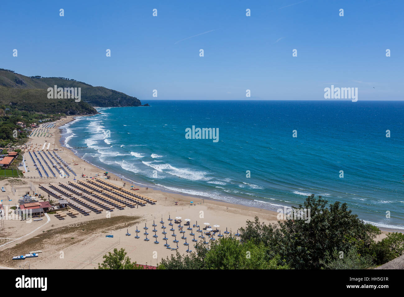 Sperlonga Beach Stock Photo