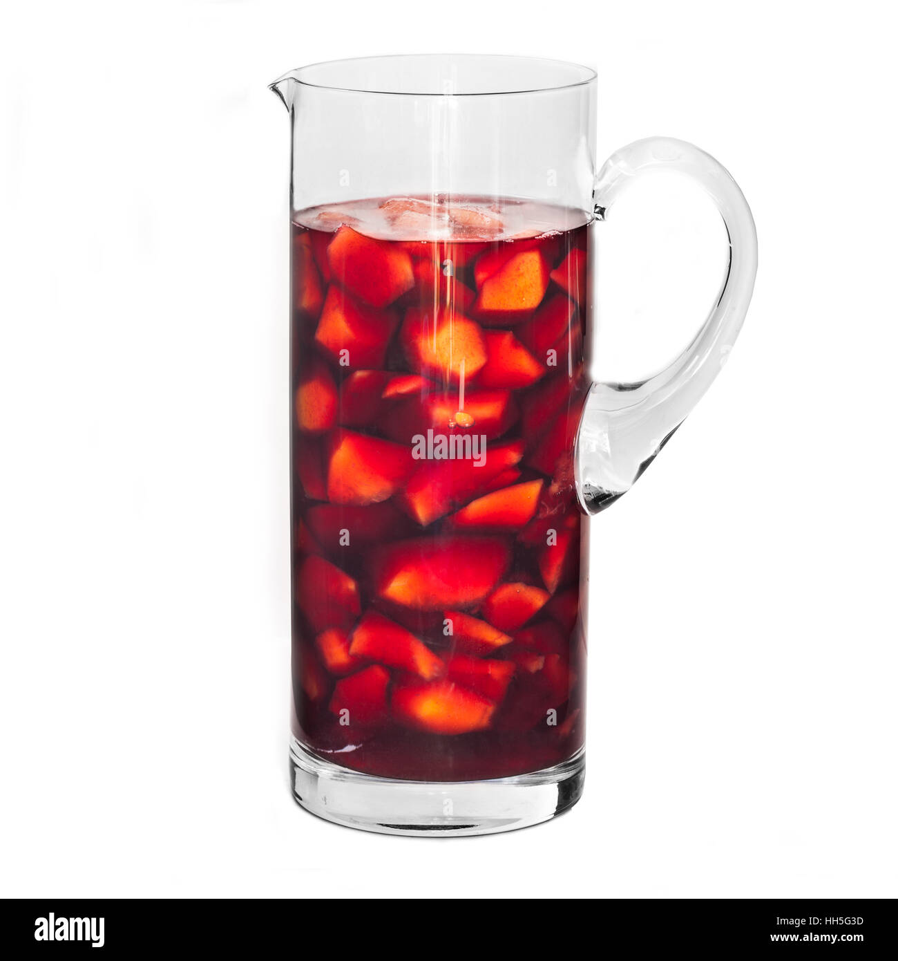 Sangria in a pitcher and in glasses Stock Photo - Alamy