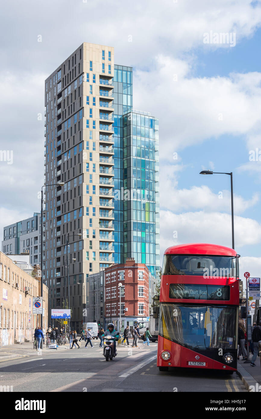 Avantgarde Tower apartment building, Sclater Street, Shoreditch, London