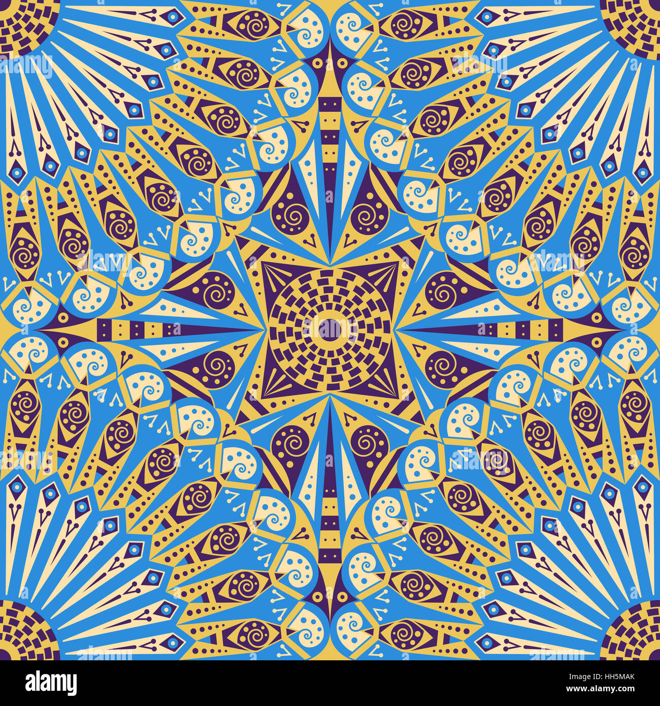 Colorful ethnic patterned background. Arabesque vector ornament Stock ...