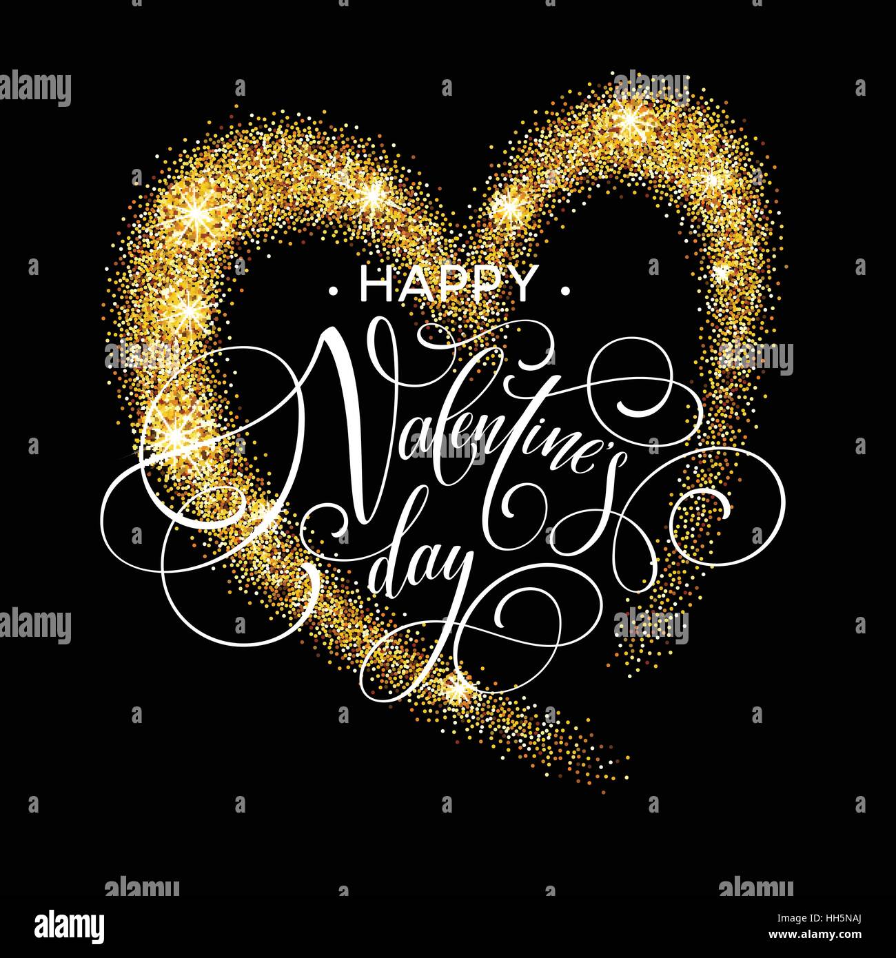 Happy valentines day love greeting card with white low poly style heart ...