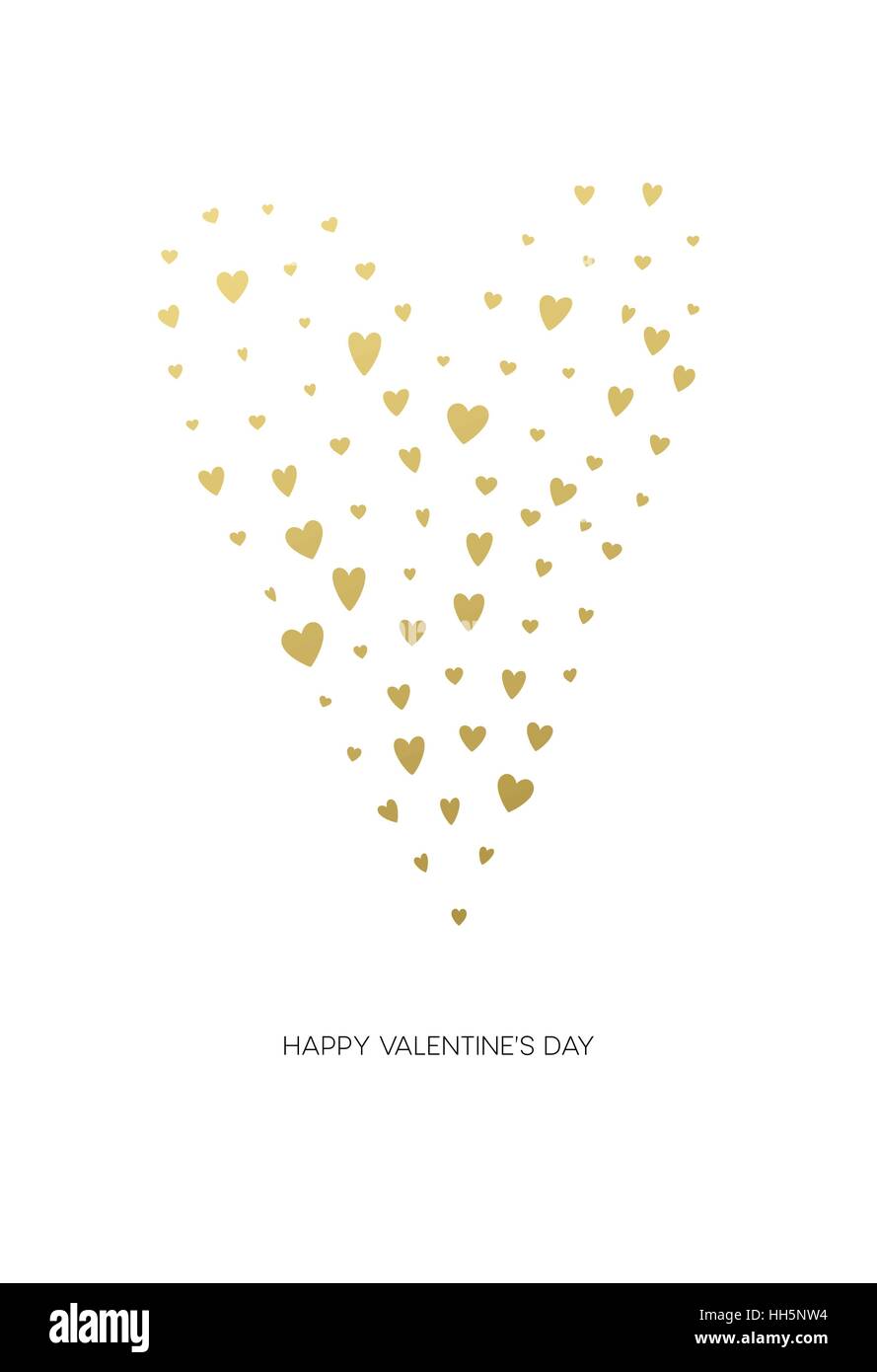 Happy valentines day love greeting card with white low poly style heart ...