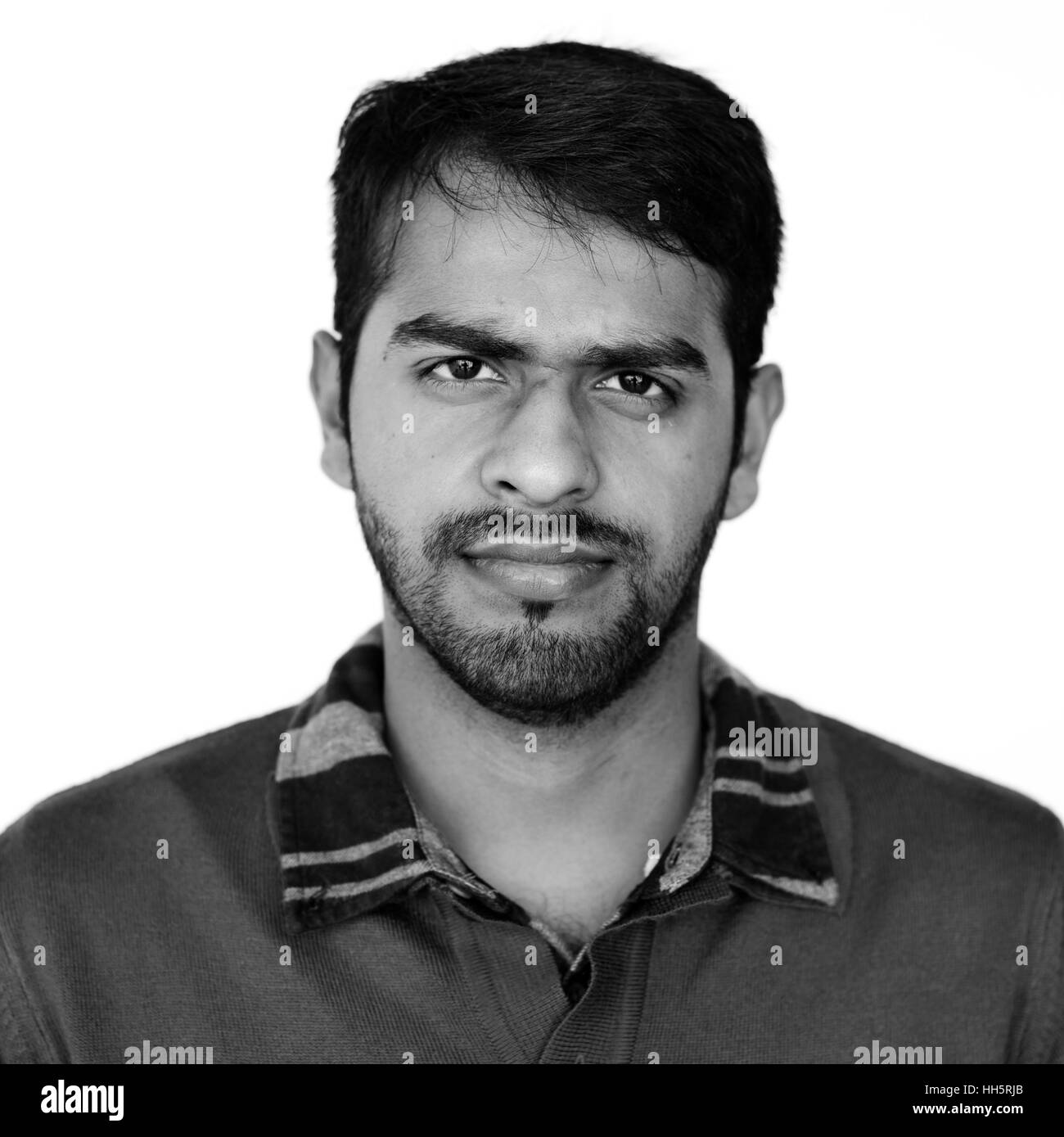 Man male studio casual Black and White Stock Photos & Images - Alamy