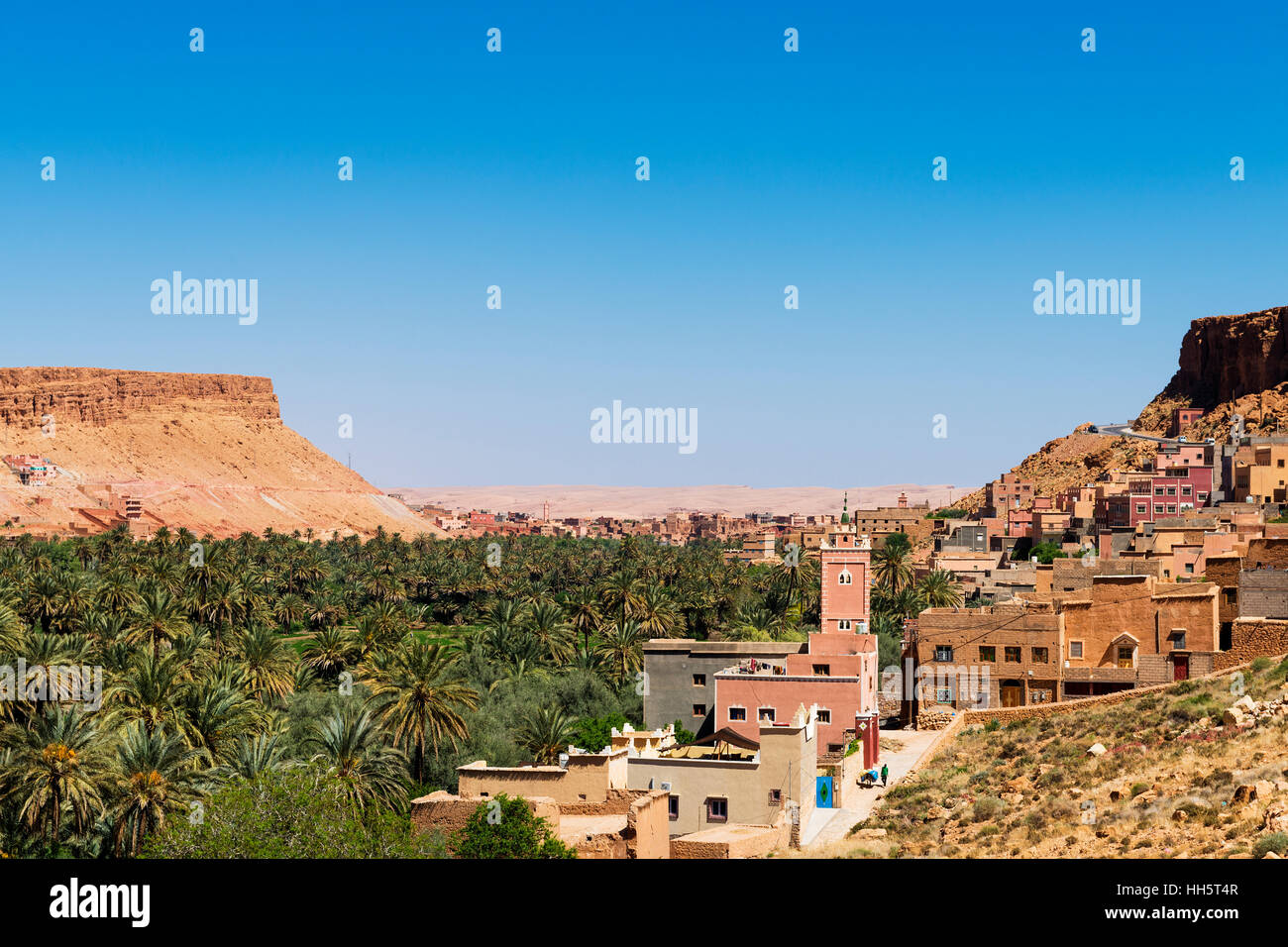 Berber village near the Dades Gorge in Morocco, North Africa Stock Photo