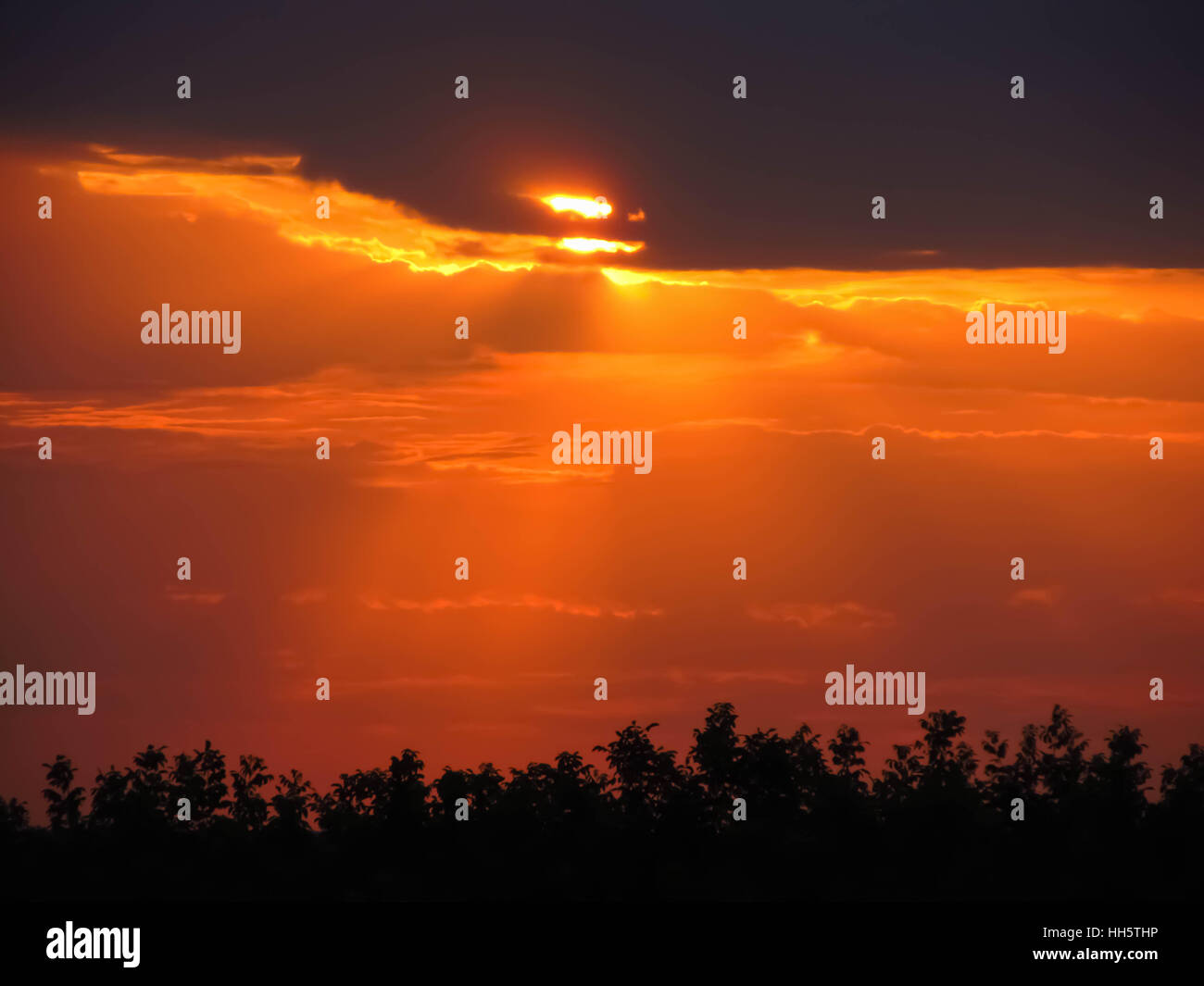 Blue orange red light hi-res stock photography and images - Alamy