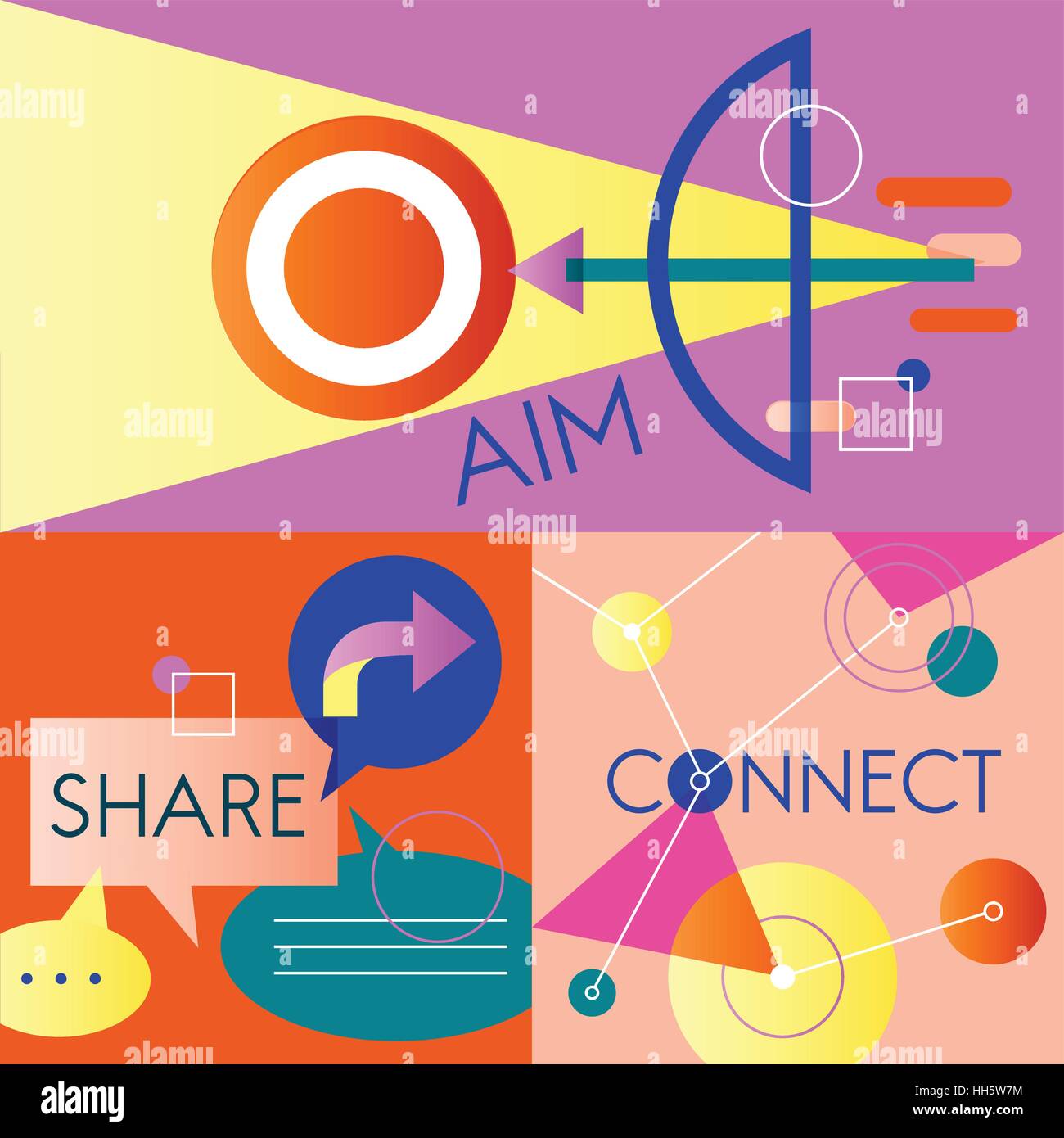 Icon Business Vector Set Colorful Stock Vector Image & Art - Alamy