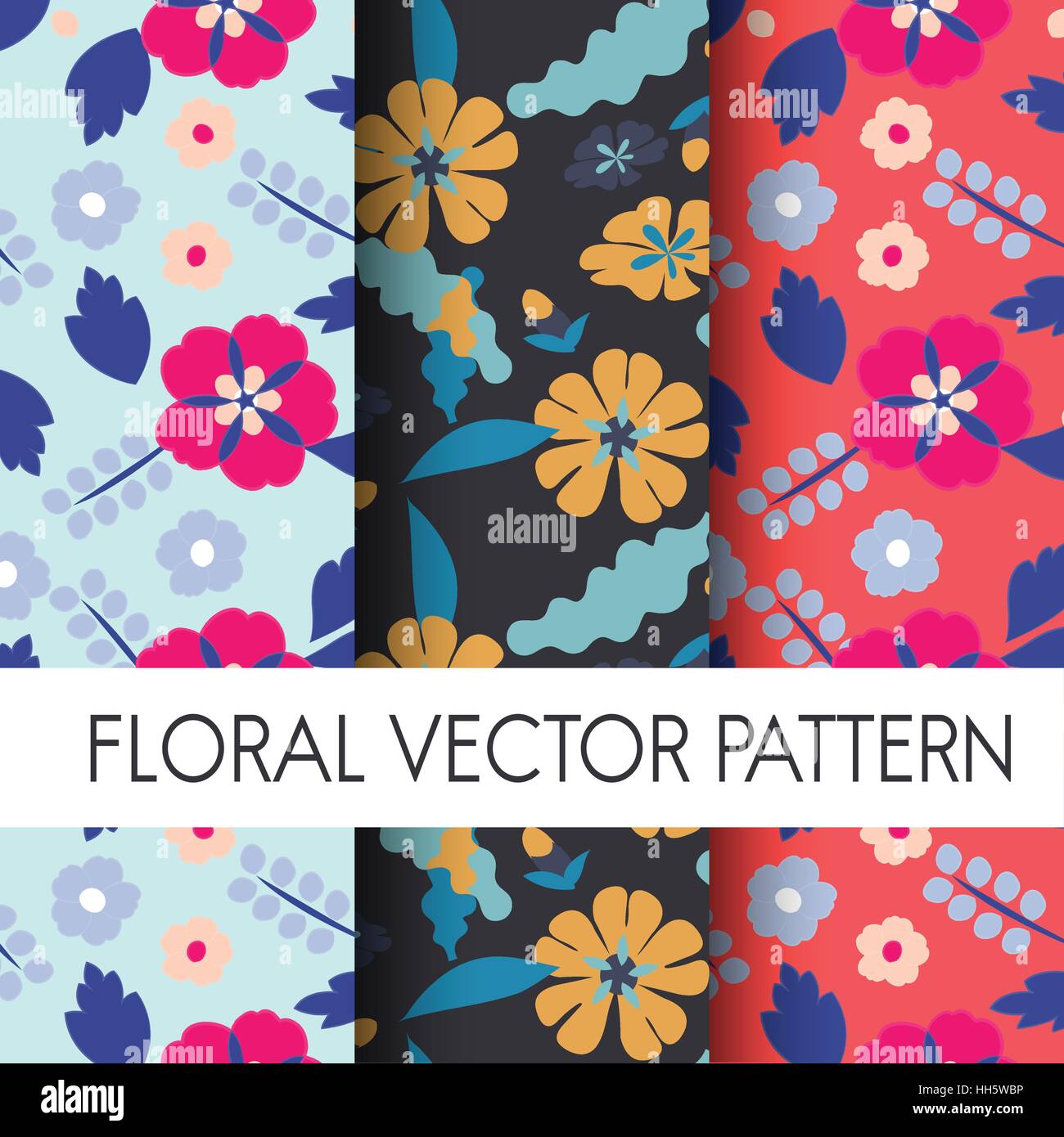 Beautiful leave patterns Stock Vector Images - Alamy