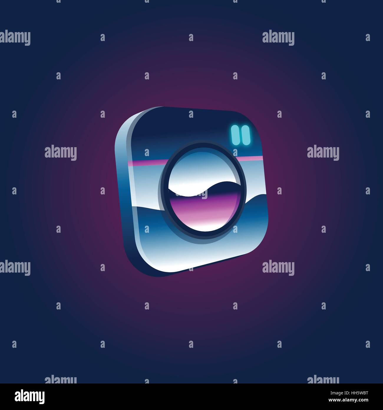 Artwork Social Logo Vector Illustration Concept Stock Vector