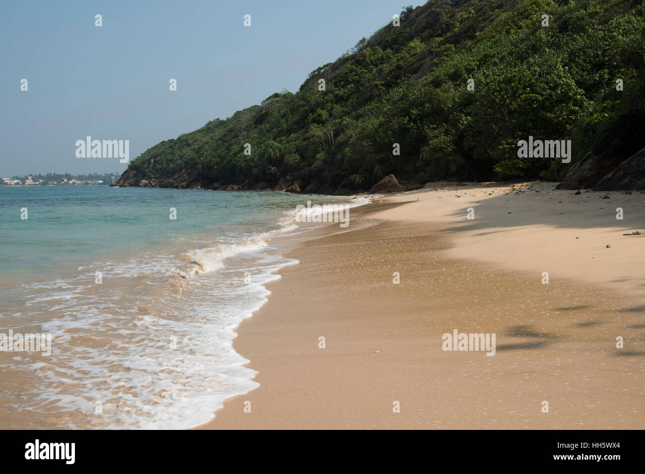 Jungle beach, Unawatuna, Sri Lanka Stock Photo